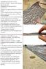 A collage of images showing wall panels, including close-ups and informational text. Produktbild-Vorschau