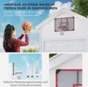 Basketbalový koš, deska s košem, síť s deskou, montáž na Náhled obrázku produktu 5