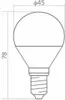 A technical drawing of an LED light bulb with dimensions indicated. Náhled obrázku produktu