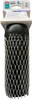 A black water bottle in its packaging, with a protective mesh sleeve. Produktbild-Vorschau