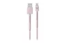 Hama USB auf Lightning Kabel 2m, Smokey Pink, beidseitig Produktbild-Vorschau 2