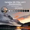 Walimex pro ND2-ND400 55 mm Fader Slim variabler Graufilter Produktbild-Vorschau 5
