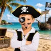 Piratenhut mit Totenkopf für Kinder | Schwarz Gold Produktbild-Vorschau 7