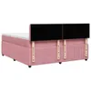 Boxspringbett mit Matratze Rosa 180x200 cm Samt Produktbild-Vorschau 8