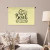 MuchoWow® Wandteppich Wandbehang Zitate - Strand - Produktbild-Vorschau 4