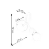 Nástěnné svítidlo LEVAR černé 1xE27 15W ocel 19x8x23cm Náhled obrázku produktu 5