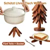 Untersetzer, Holzuntersetzer Baum, 5 Natürlichem Produktbild-Vorschau 2