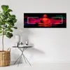 Leinwandbild Rote Buddha-Abstraktion 90x30 Feeby Rosa bild Produktbild-Vorschau 3