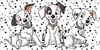 Disney 101 Dalmatiner Lucky Duschtuch Strandtuch Badetuch  Produktbild-Vorschau 3