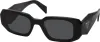 OCCHIALI DA SOLE PRADA PR17WS (1AB5S0) acetato nero con Anteprima dell’immagine prodotto 1
