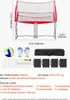 SucceBuy 2-in-1 Volleyball-Trainingsnetz mit Produktbild-Vorschau 7