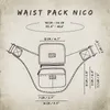 Gürteltasche - Nico - Muster 15 - Bauchtasche - Hüfttasche Produktbild-Vorschau 5