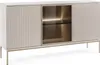 Moderne Geriffelte Kommode LAGOS K3D Kaschmir Matt LED Produktbild-Vorschau 4