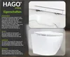 HAGO24 Spülrandloses Hänge-WC Keramik Nano-Beschichtung Produktbild-Vorschau 3