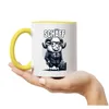 Schäff Schaf als Chef Design Tasse Gelb - Geschenkidee Büro Produktbild-Vorschau 4