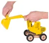 Goki 55898, Bagger, 3 Jahr(e), Holz, Schwarz, Holz, Gelb Produktbild-Vorschau 2