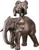 Gilde Figur, Elefant, "Tarangire", Kunstharz, braun, VE 4, Produktbild-Vorschau 2