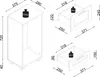 Armadio per midi – mobile bagno stretto con 4 cassetti, 76 Anteprima dell’immagine prodotto 6