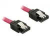 DELOCK SATA-Kabel SATA III -> SATA St/St 0.70m rot Clips Produktbild-Vorschau 2