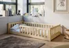 Kinderbett Bodenbett 90x200 cm Bett mit Rausfallschutz & Produktbild-Vorschau 2
