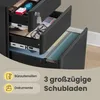 SONGMICS, mobilní úložný box, archivní skříň, kancelářská Náhled obrázku produktu 6