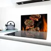 Glasschutzplatte für den Herd 90x52 Grill Produktbild-Vorschau 3