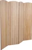 A four-panel folding screen made of bamboo slats, shown against a white background. Podgląd zdjęcia produktu