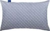 A gray quilted pillow on a white background. Podgląd zdjęcia produktu