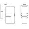 Brilliant Wandleuchte "HANNI" LED 2x3W IP44 Edelstahl Produktbild-Vorschau 6