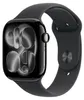 Apple Watch 11 46mm Smartwatch Jet Black/Schwarzes Armband Produktbild-Vorschau 1