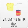 Mr. & Mrs. Panda Untersetzer für Gläser Toast Marmelade Produktbild-Vorschau 1