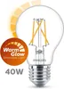 Philips Filament-Lampe, transparent, 40W A60 E27, 3,4 W, 40 Produktbild-Vorschau 3
