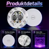 20er-Set LED-Glasuntersetzer, 7 Farben, selbstklebend, 6 Produktbild-Vorschau 3