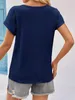 Locker sitzendes Sommer-T-Shirt für Damen – Spitze, Produktbild-Vorschau 3