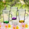 PLATINUX Bunte Kaffeegläser Teegläser mit Griff 360ml Set 6 Produktbild-Vorschau 2
