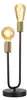 ZMH Lampada da tavolo Vintage Lampada da comodino 2 fiamme Anteprima dell’immagine prodotto 10