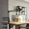 Lindby LED-Klemmleuchte Undra, schwarz, Metall, justierbar Produktbild-Vorschau 3