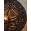 GOOD&MOJO - Tischleuchte Tanami - Rattan Schwarz - Ø27cm Produktbild-Vorschau 4