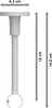 Interdeco Deckenträger mit Abstand 13 cm / Deckenhalterung Produktbild-Vorschau 2