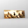 Bilder auf glas - Cowboys Pferde Galopp - 140x50cm - Produktbild-Vorschau 4