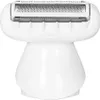 A close-up studio shot of a white electric epilator head. Náhled obrázku produktu