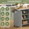 Isola da cucina mobile Merax con piano di lavoro Anteprima dell’immagine prodotto 6