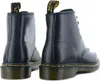 A pair of black Dr. Martens boots shown from the back. Voir les images du produit