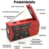 AM/FM Wetterradio mit Solar & Handkurbel – 2000mAh Produktbild-Vorschau 5