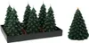 Ledkaars kerstboom 19cm donker groen | 6 stuks Produktbild-Vorschau 1