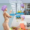 Douchemuts Dames - Shower Cap - Droog haar - Douchekapje - Productafbeelding-voorbeeld 2