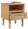 vidaXL Nachttisch SENJA Rattan-Look Braun 40x35x48cm Produktbild-Vorschau 4