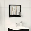 Kúpeľňové zrkadlo, čierny dub, 40x10,5x37 cm, imitácia Náhľad obrázku produktu 2