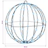 vidaXL Decorazione natalizia luminosa, 2 pezzi, 192 LED, Anteprima dell’immagine prodotto 7
