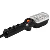 A black workshop light with an orange button and a clear LED panel, shown against a white background. Náhled obrázku produktu